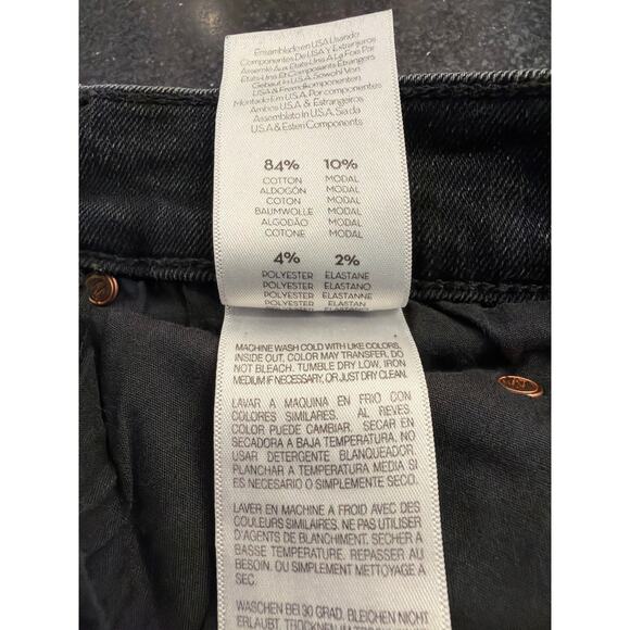 Mother Pixie Dazzler Ankle Fray distressed jeans Sz 30 - Picture 9 of 13